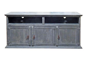 Image for Slate 3 Door TV Stand w/2 Shelves