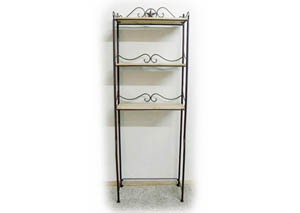 Image for Bathroom Toilet/Towel Shelves