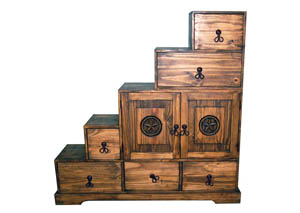 Image for Pecan 5 Stairs Chest