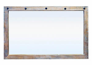 Image for Agave Gray Wash Mirror