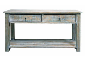 Image for Agave Gray Wash Sofa Table w/2 Drawer & Shelf