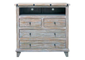 Image for Agave 36" Gray Wash TV Chest