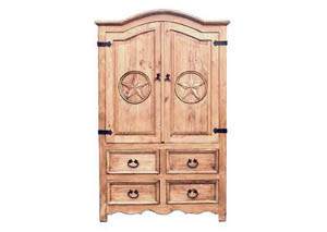 Image for Sierra Star Armoire w/4 Drawers