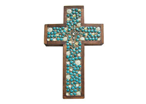 Image for Turquoise Medium Cross