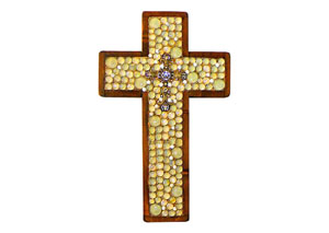 Image for Cream Medium Cross