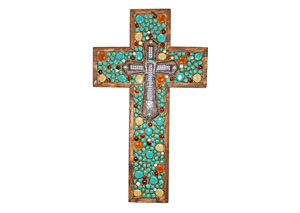 Image for Turquoise Buckle Large Cross