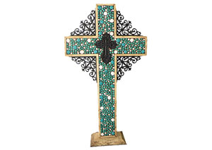 Image for Turquoise Standup Cross