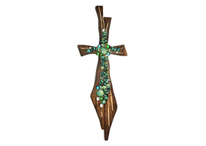 Image for Turquoise Jeweled Large Fiddle