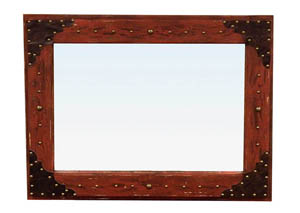 Image for 27' x 35' Red Scraped Mirror
