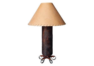 Cowhide Lamp