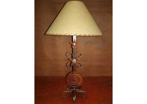 Image for Metal Lamp w/Texas Seal