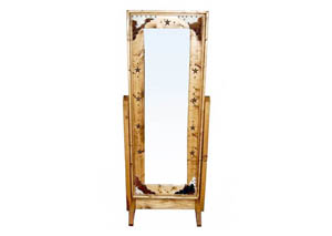 Image for Cowhide Chevel Mirror