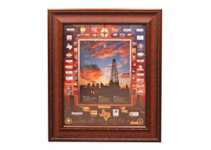 Tri-State Formations Framed Print