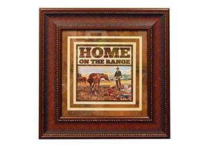 Home On The Range Framed Print