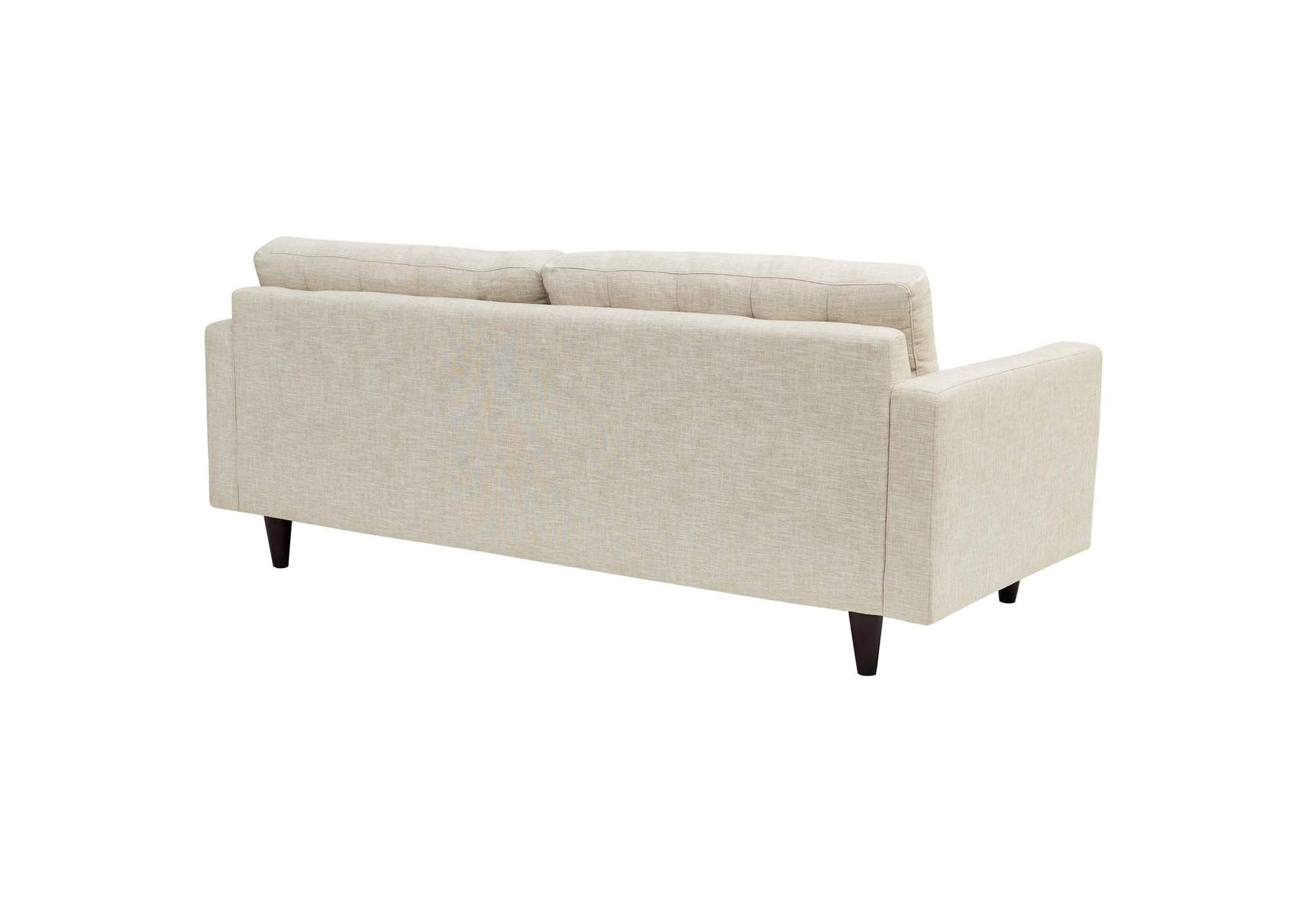 Beige Empress Upholstered Fabric Sofa,Modway