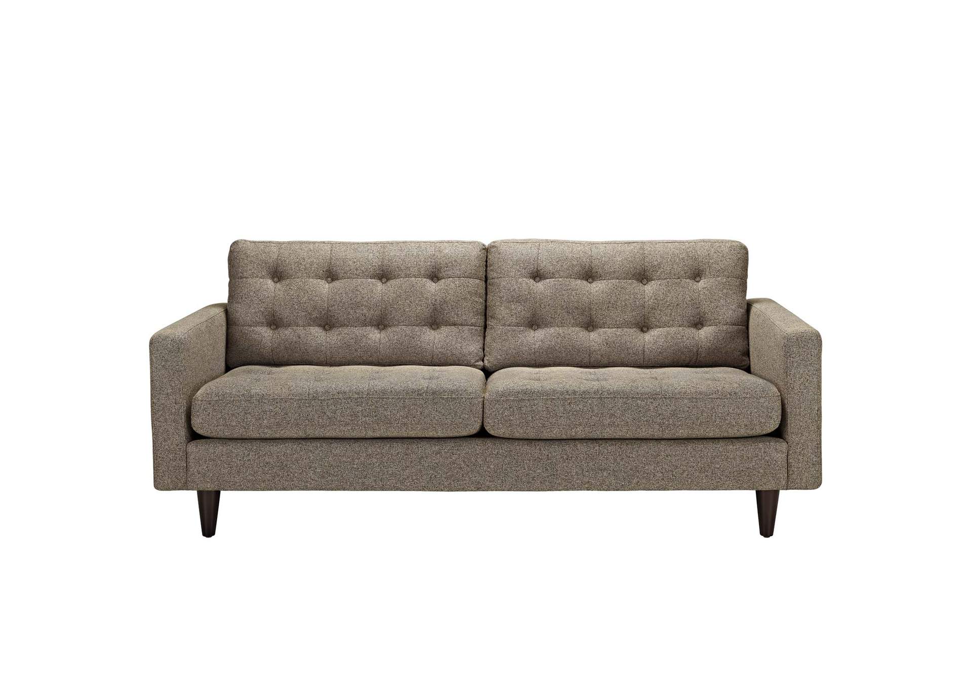Oatmeal Empress Upholstered Fabric Sofa,Modway