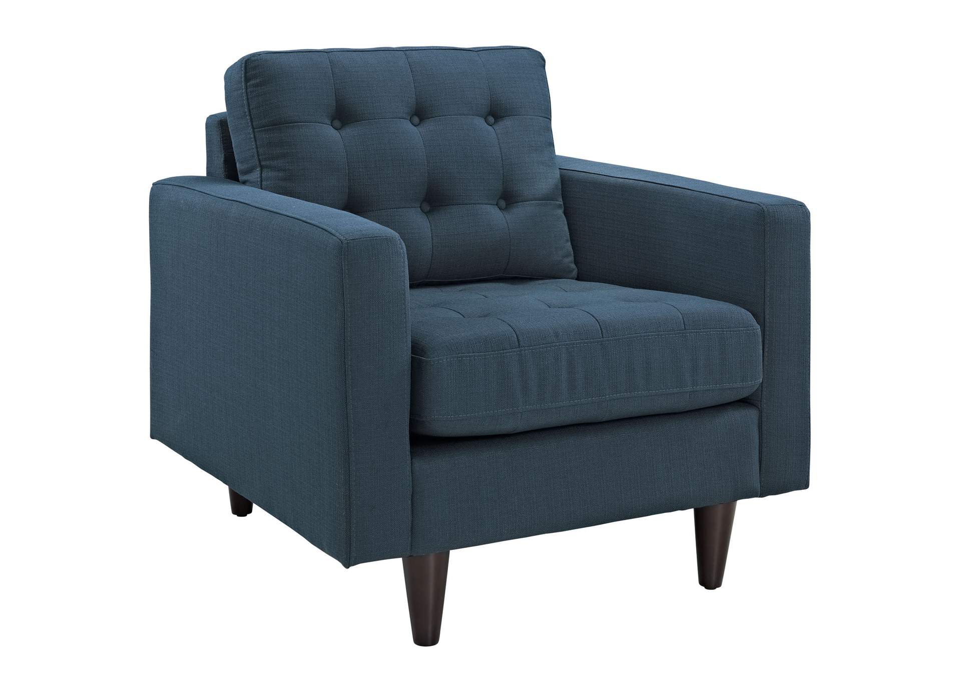 Azure Empress Upholstered Fabric Arm Chair,Modway