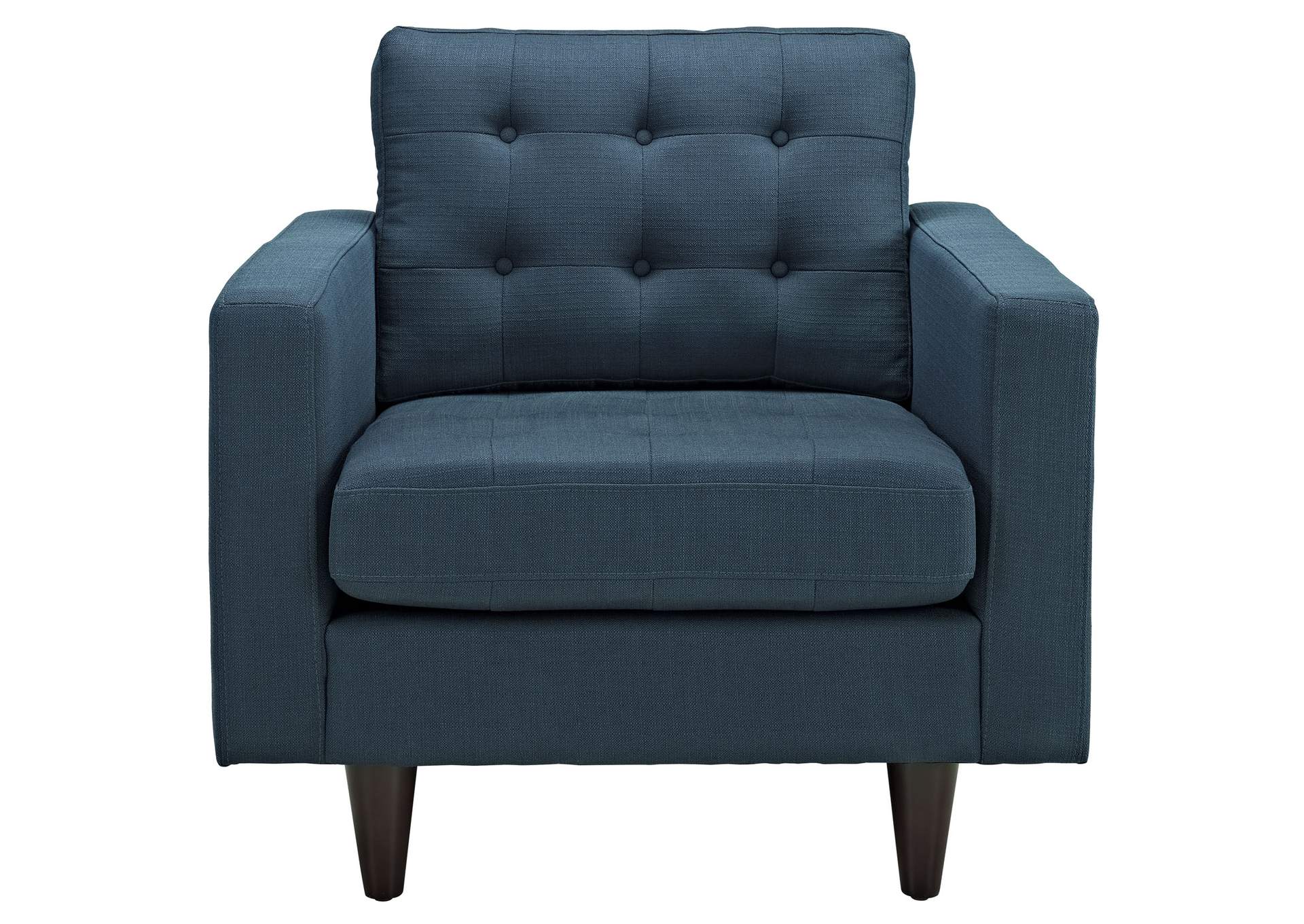 Azure Empress Upholstered Fabric Arm Chair,Modway