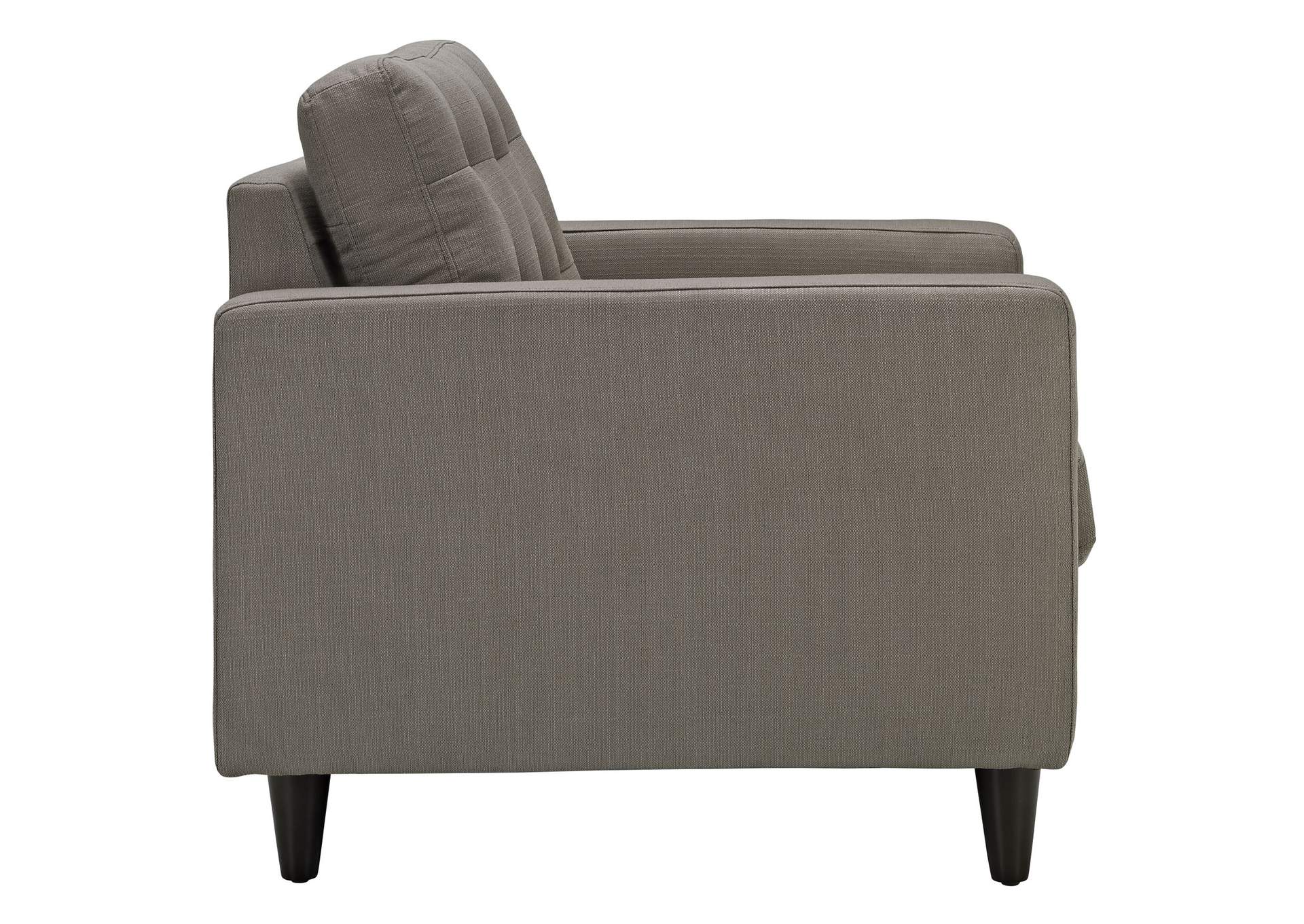 Granite Empress Upholstered Fabric Arm Chair,Modway