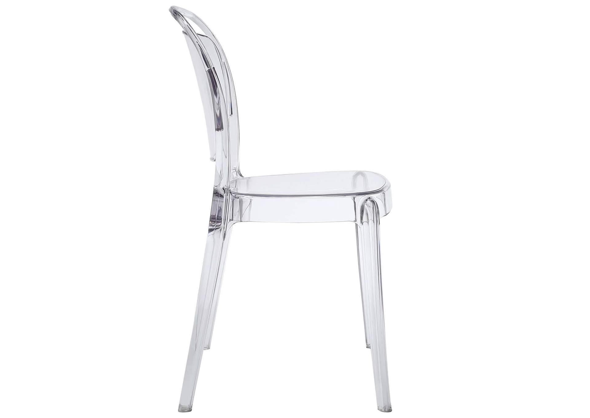 Clear Entreat Dining Side Chair,Modway