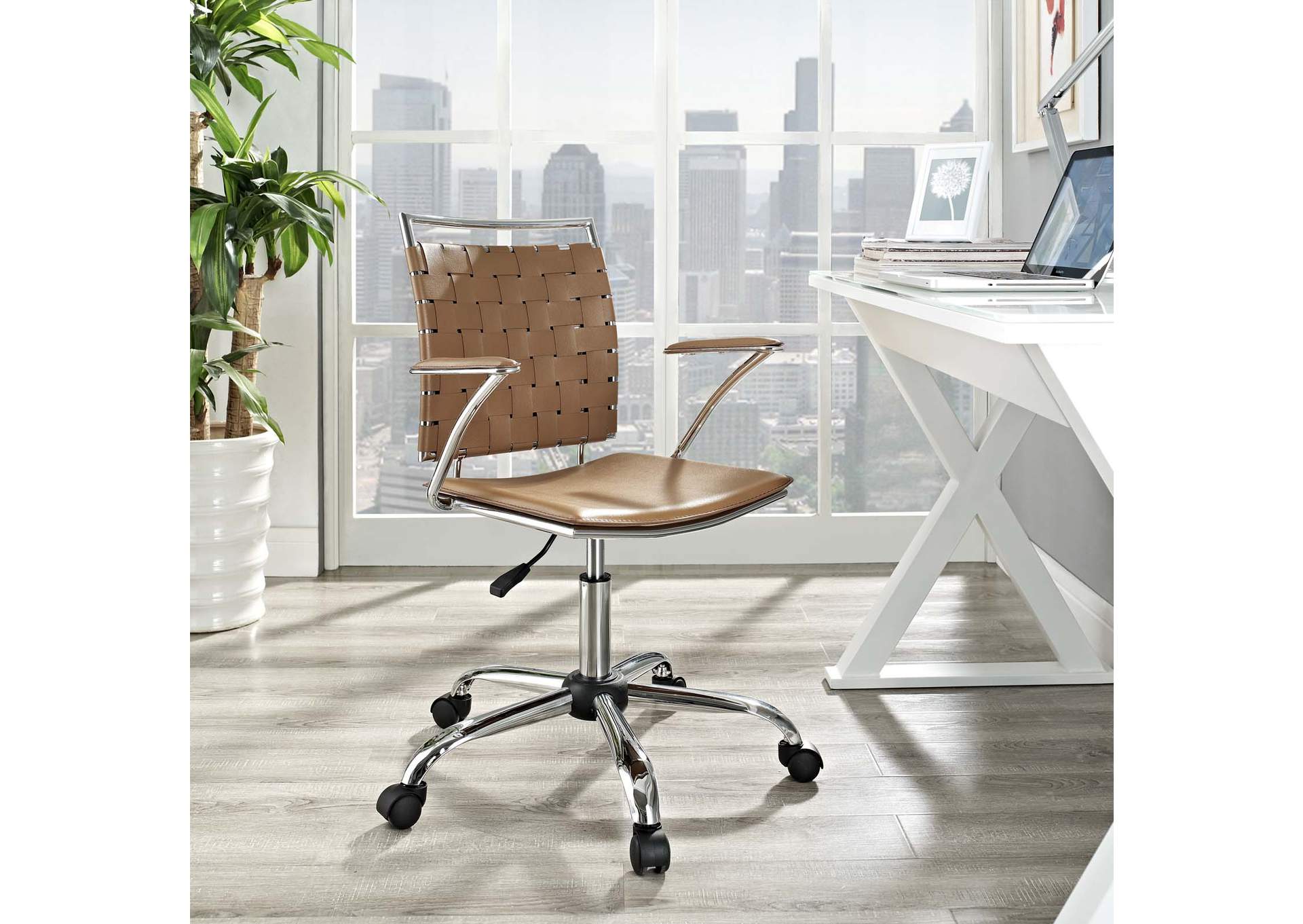 Tan Fuse Office Chair,Modway