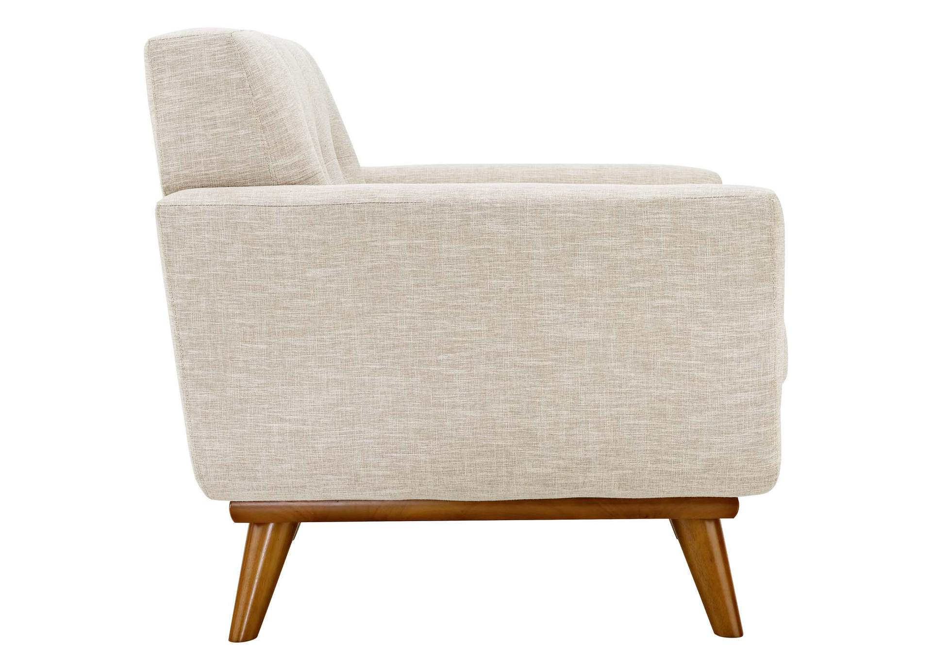 Beige Engage Upholstered Fabric Arm Chair,Modway