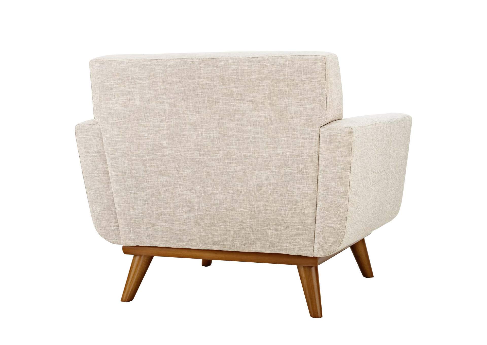 Beige Engage Upholstered Fabric Arm Chair,Modway