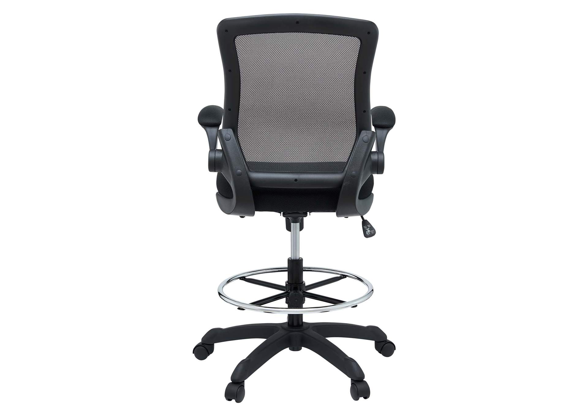 Black Veer Drafting Chair,Modway