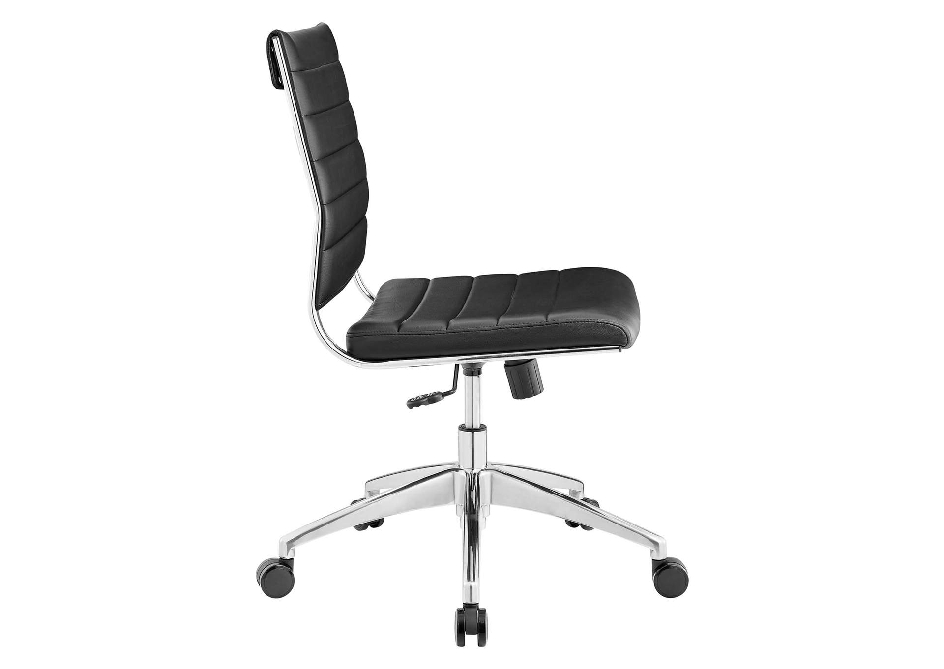 Jive Black Armless Mid Back Office Chair,Modway