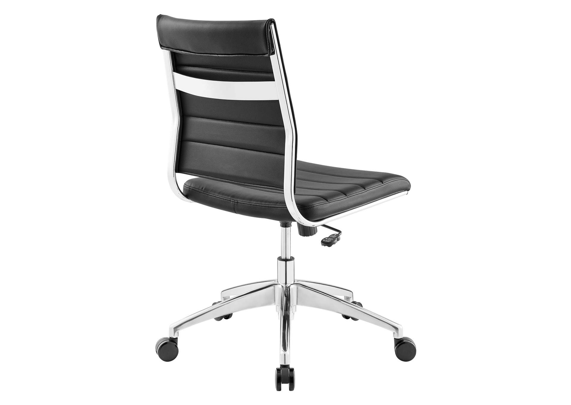 Jive Black Armless Mid Back Office Chair,Modway