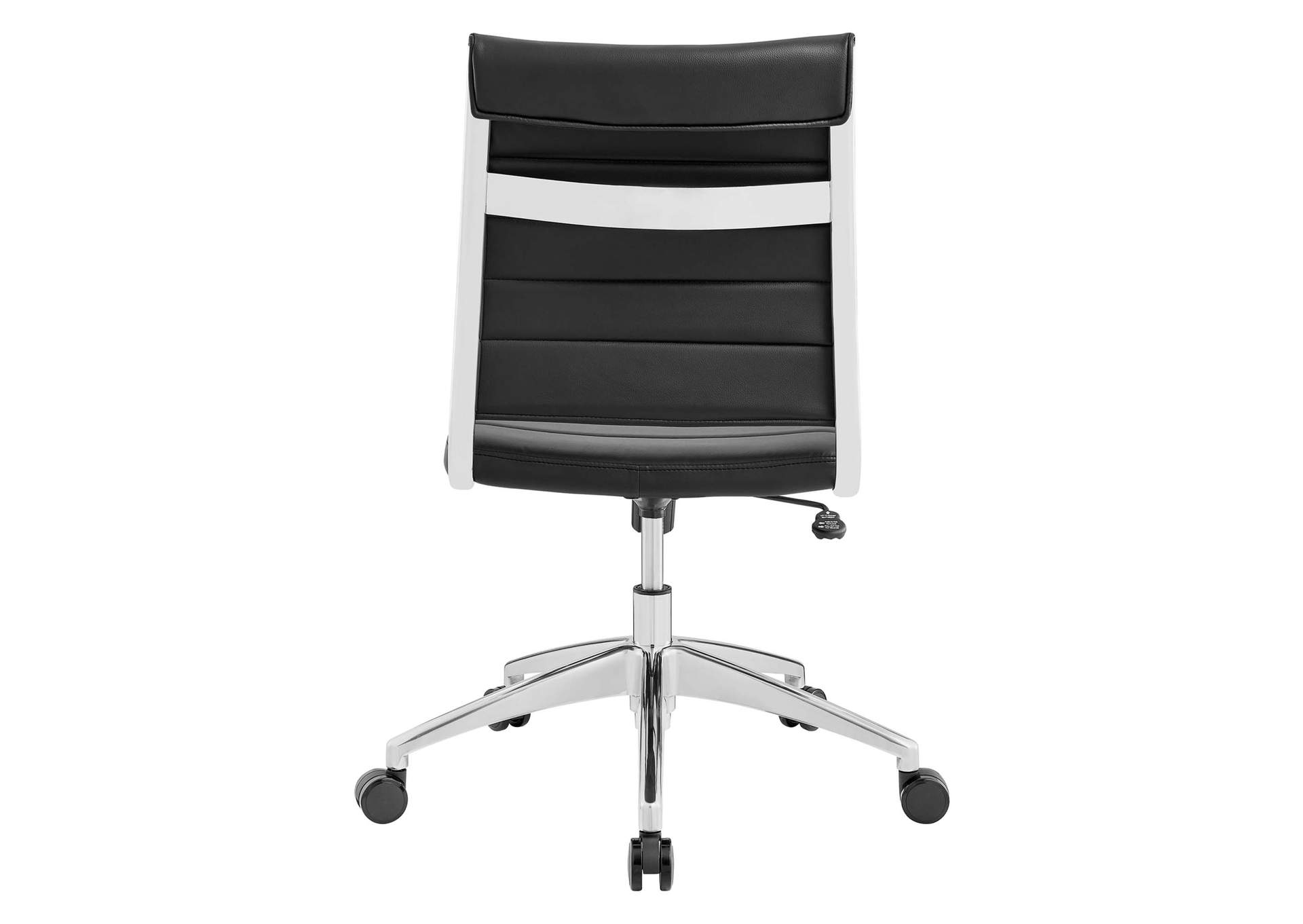 Jive Black Armless Mid Back Office Chair,Modway
