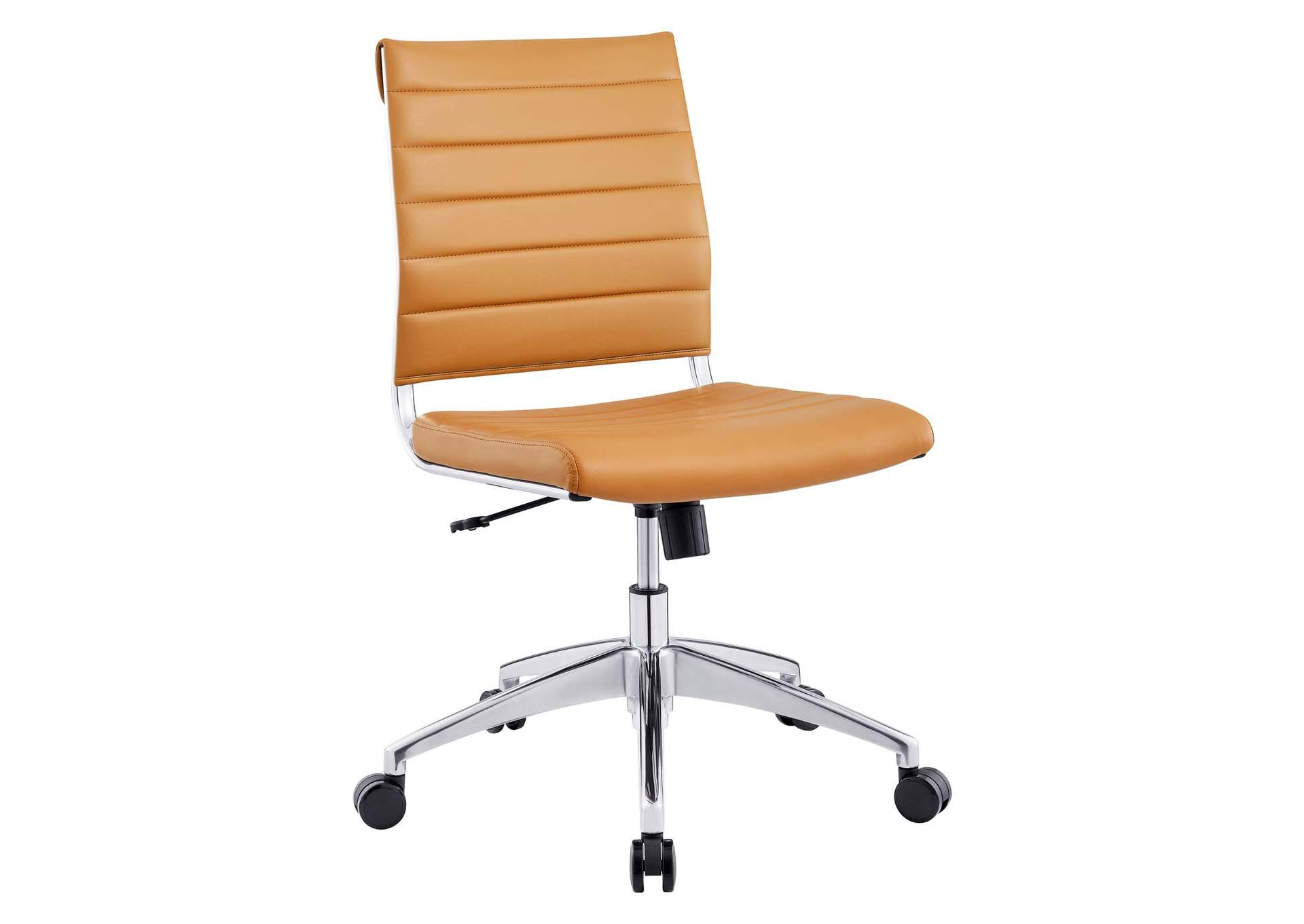 Jive Tan Armless Mid Back Office Chair,Modway