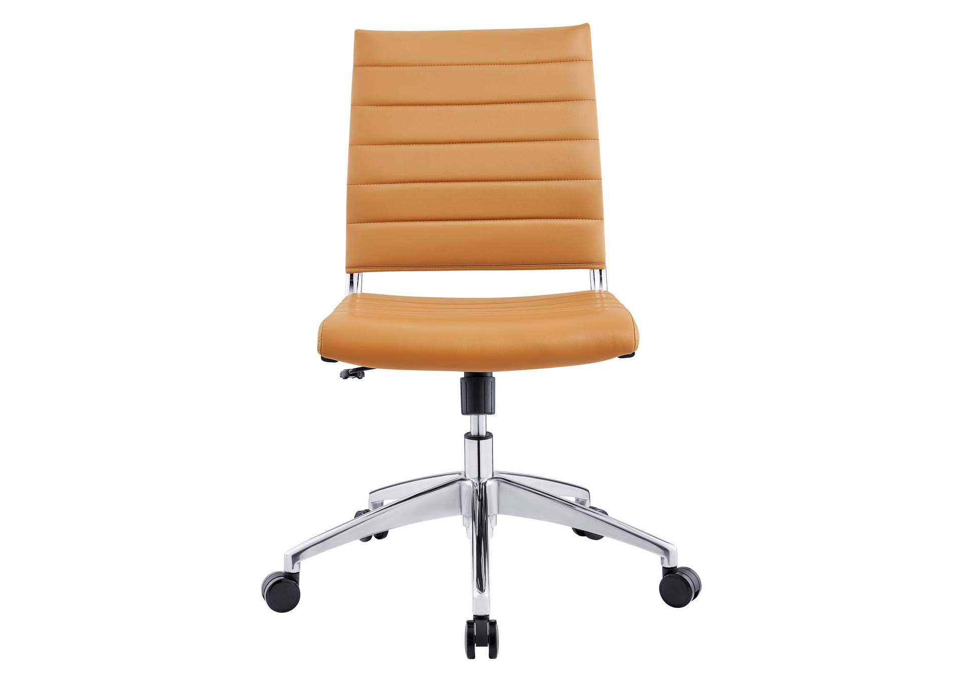 Jive Tan Armless Mid Back Office Chair,Modway