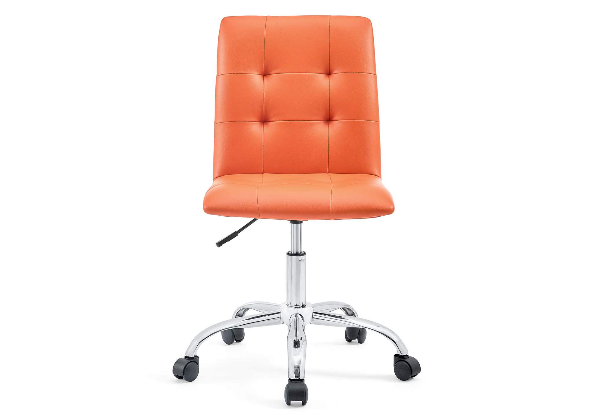 Prim Orange Armless Mid Back Office Chair,Modway