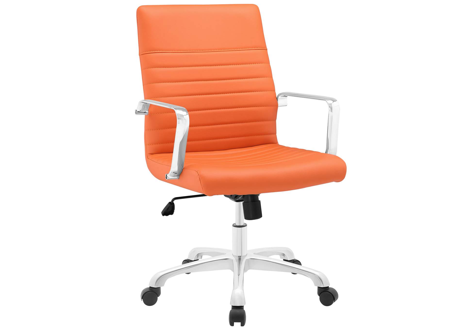 Orange Finesse Mid Back Office Chair,Modway