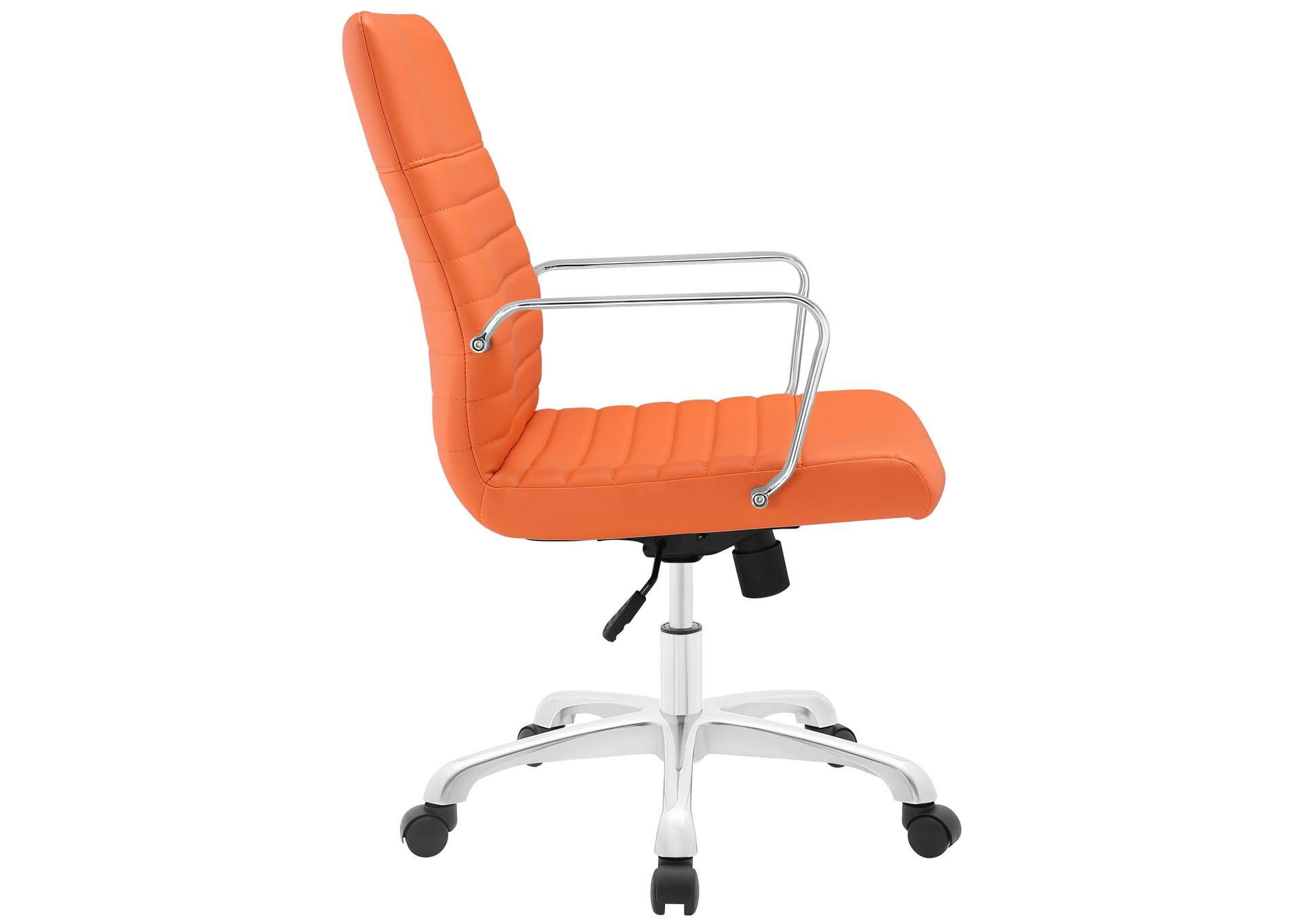 Orange Finesse Mid Back Office Chair,Modway