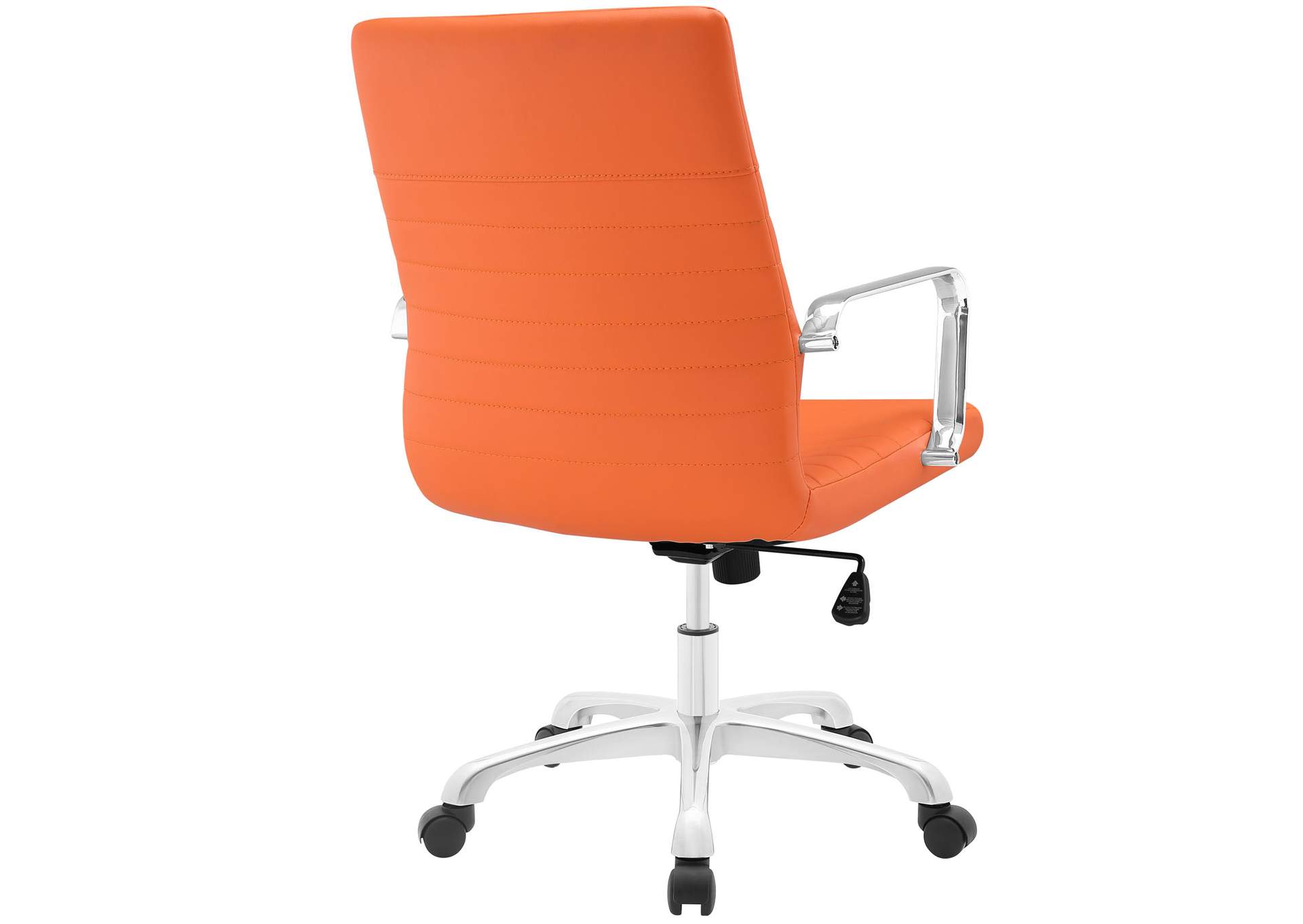 Orange Finesse Mid Back Office Chair,Modway