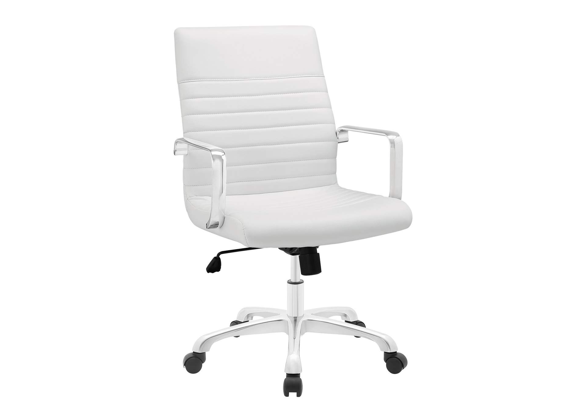 White Finesse Mid Back Office Chair,Modway