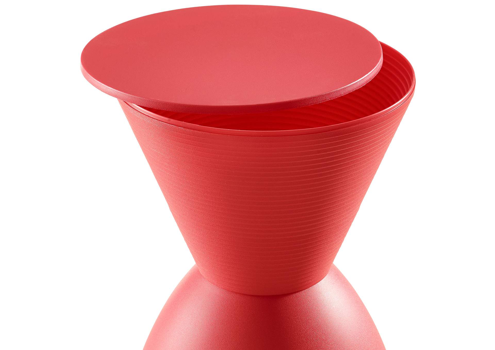 Red Haste Stool,Modway