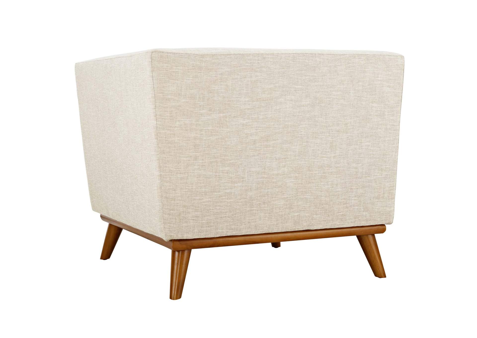 Beige Engage Upholstered Fabric Corner Chair,Modway