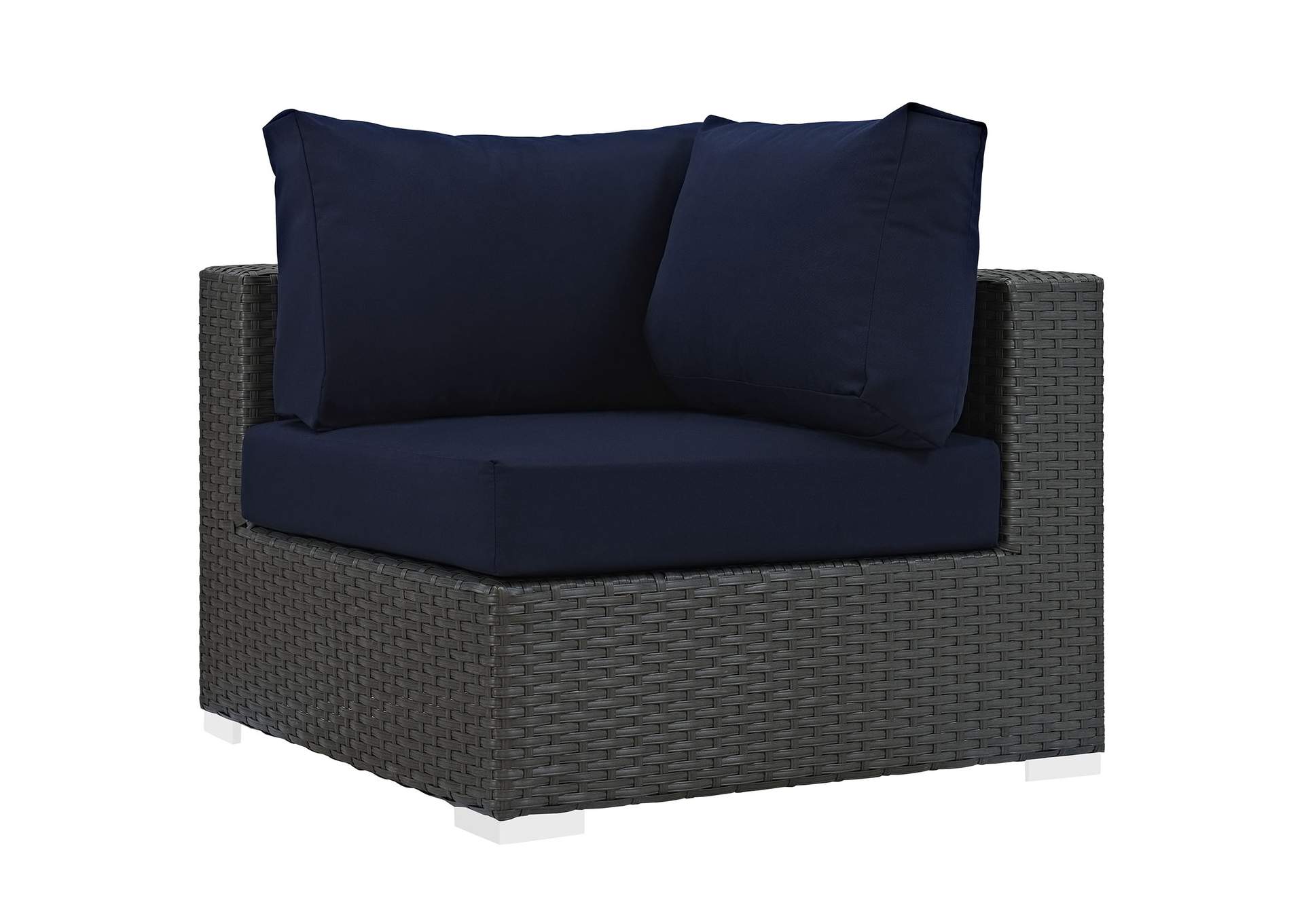 Canvas Navy Sojourn Outdoor Patio Sunbrella,Modway