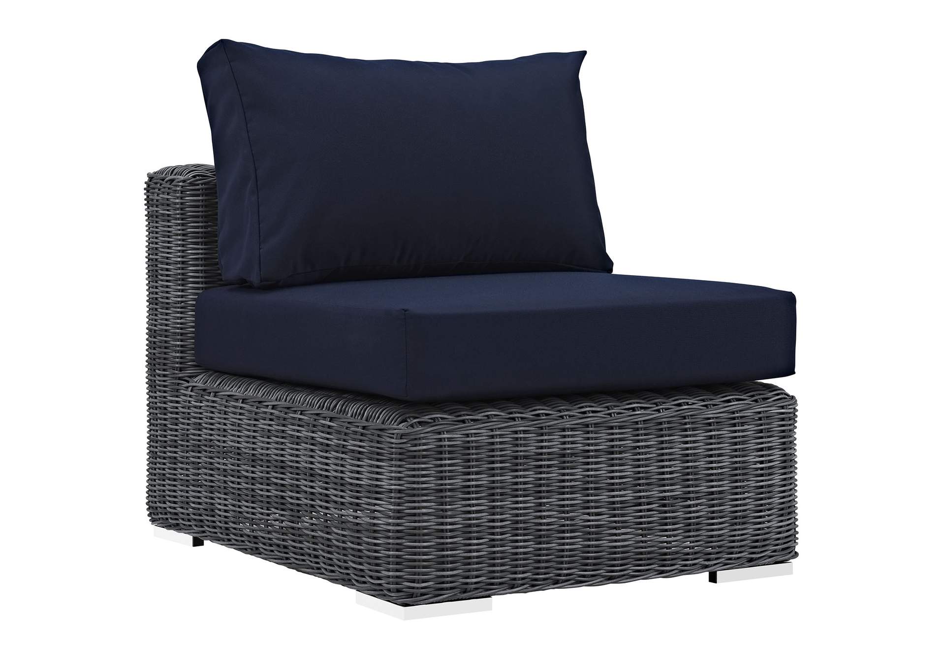 Summon Canvas Navy Outdoor Patio Sunbrella,Modway