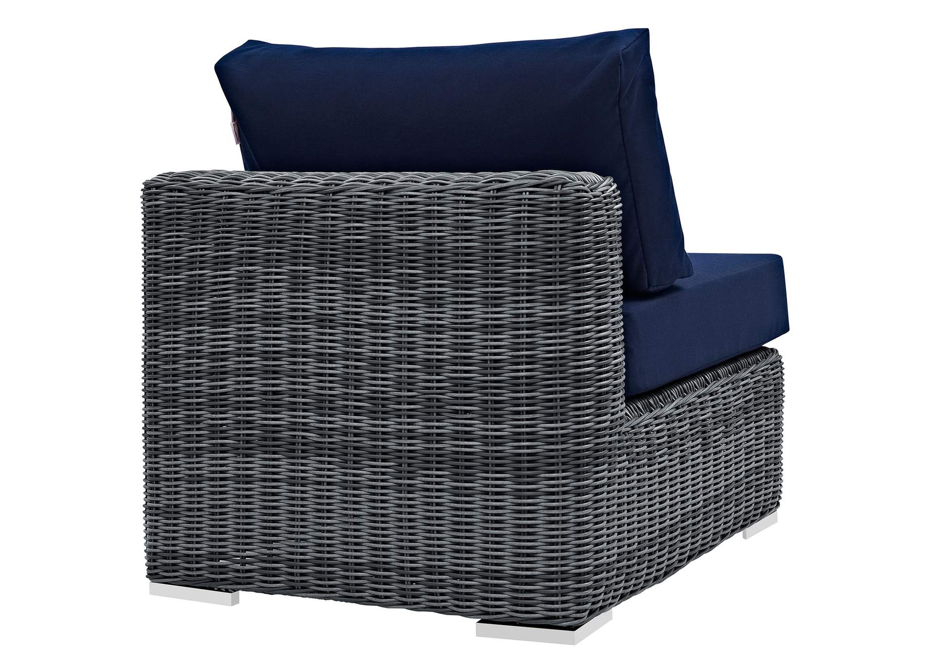 Summon Canvas Navy Outdoor Patio Sunbrella,Modway