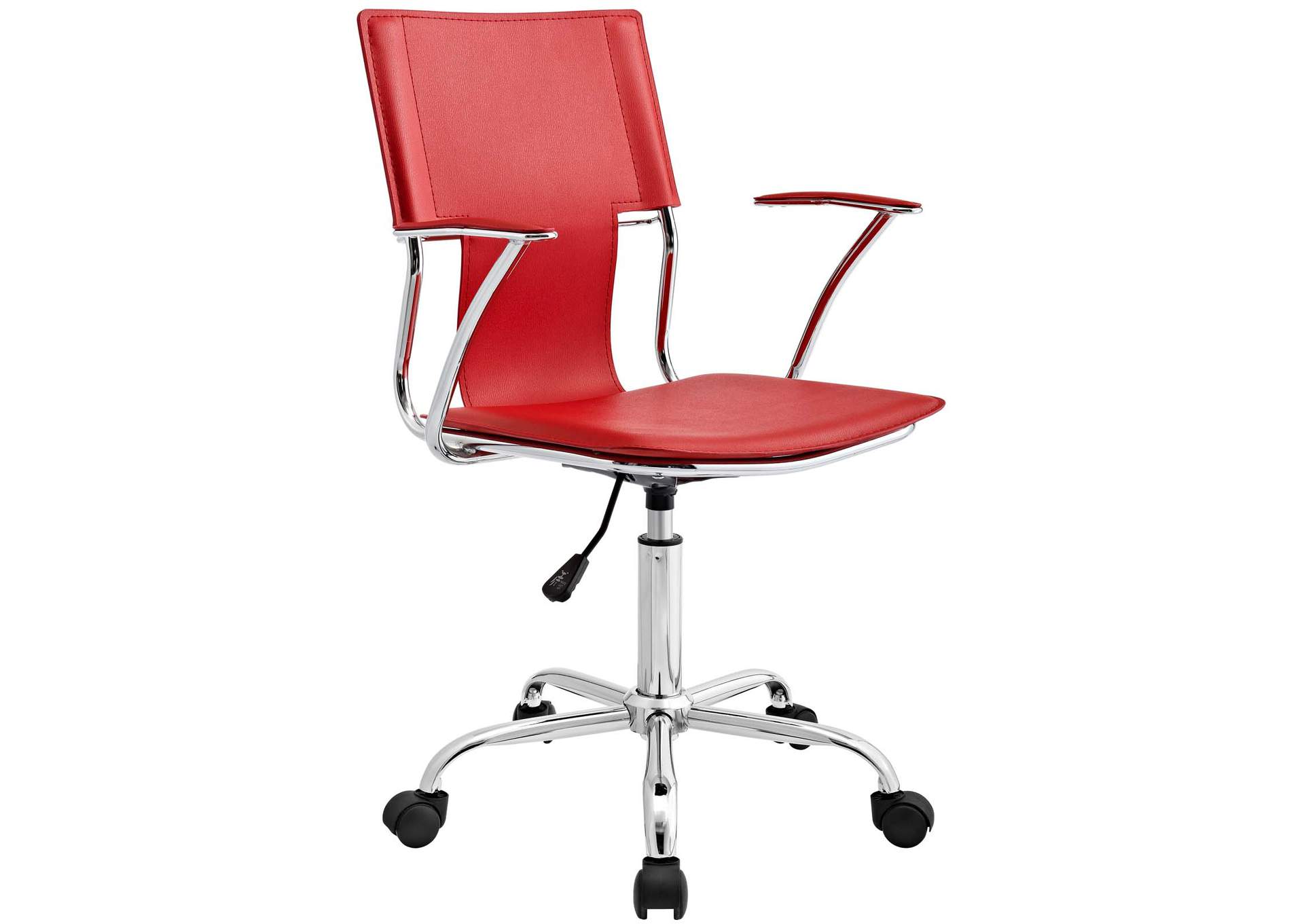 Red Studio Office Chair,Modway