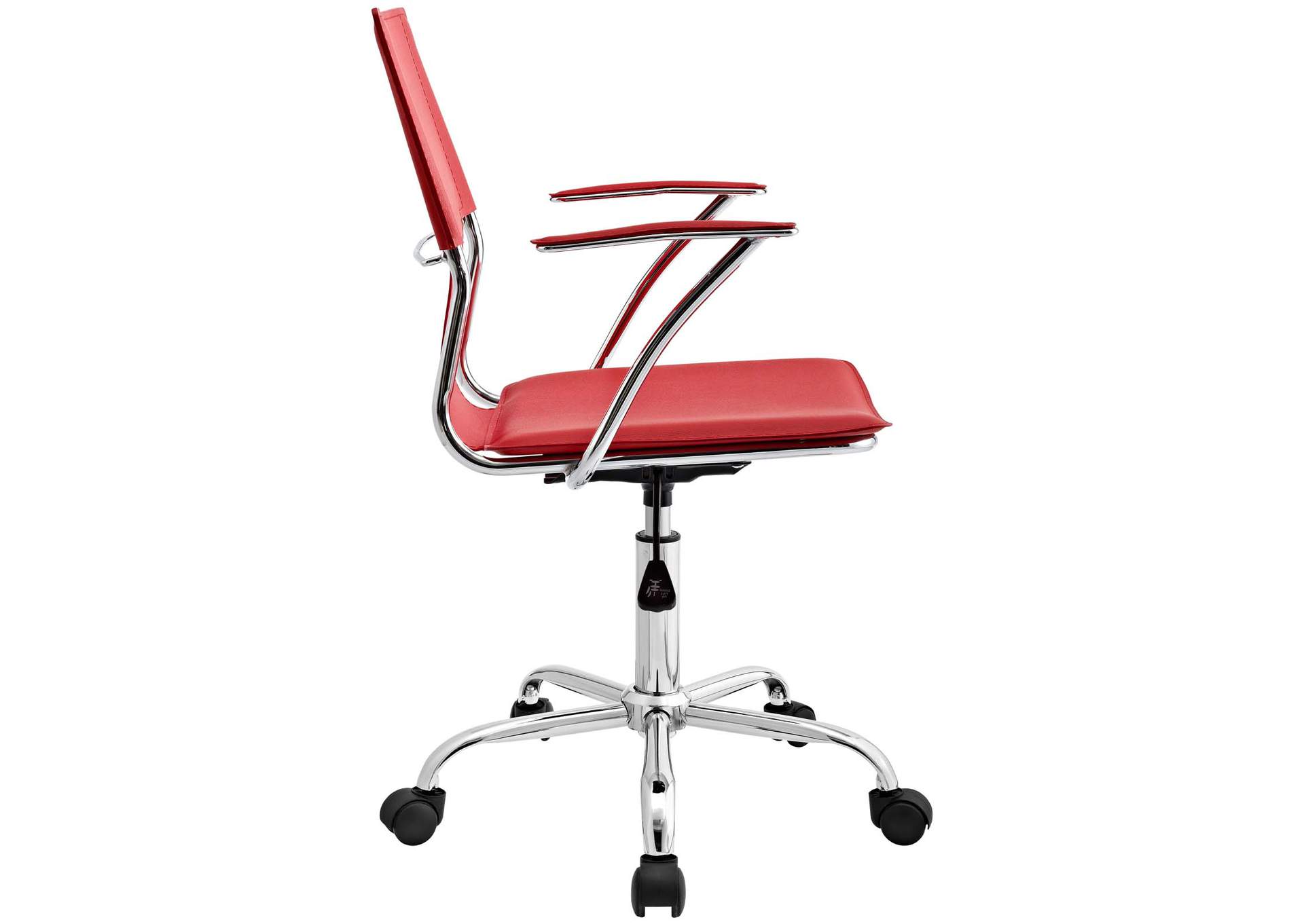 Red Studio Office Chair,Modway