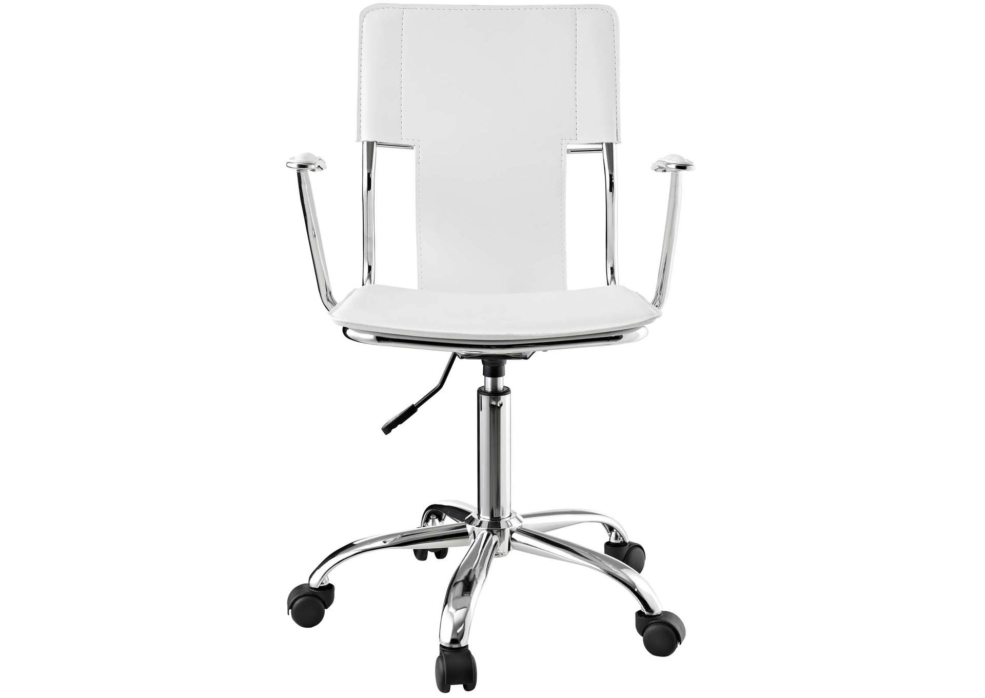 White Studio Office Chair,Modway