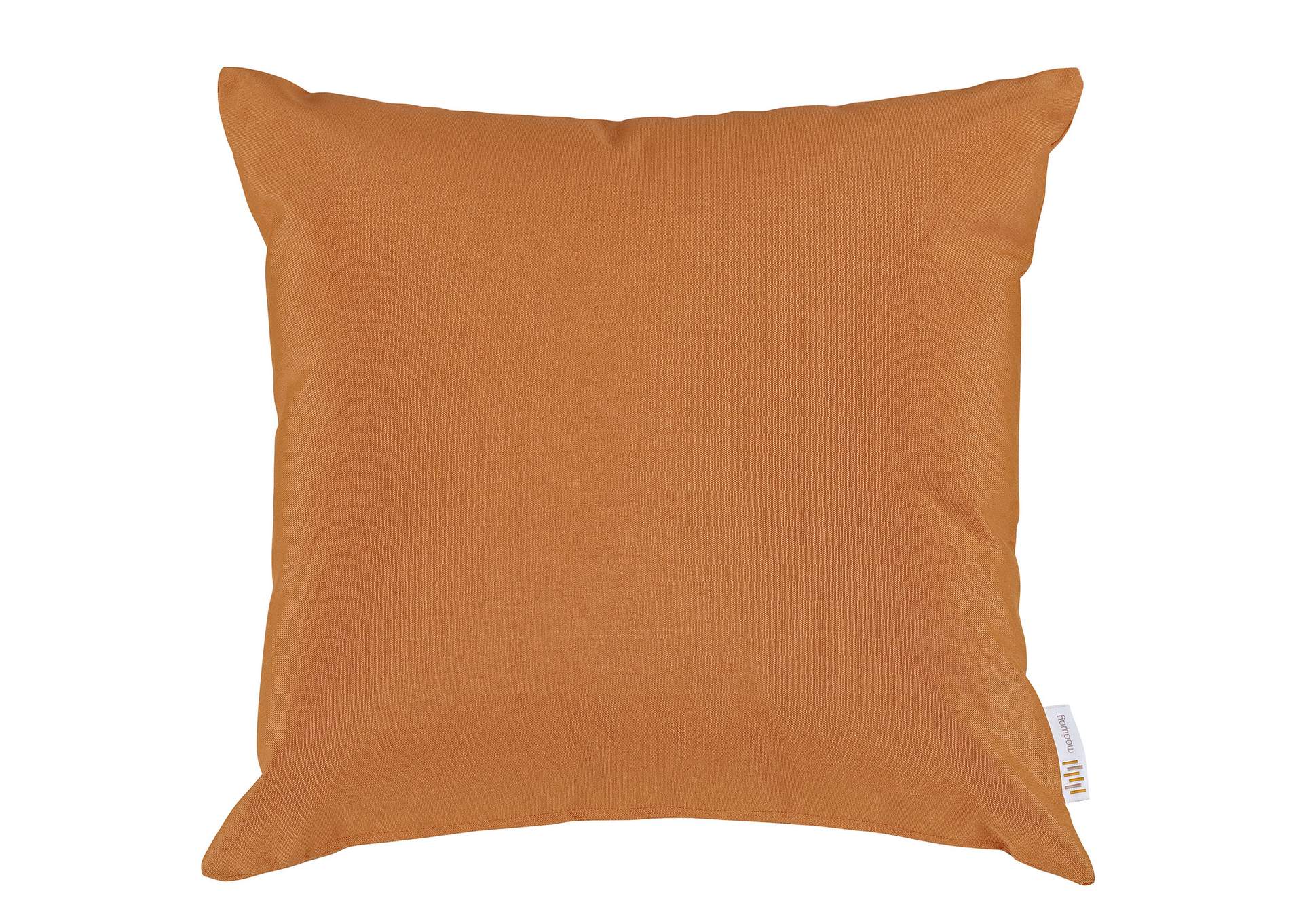 Orange Convene Two Piece Outdoor Patio Pillow Set,Modway