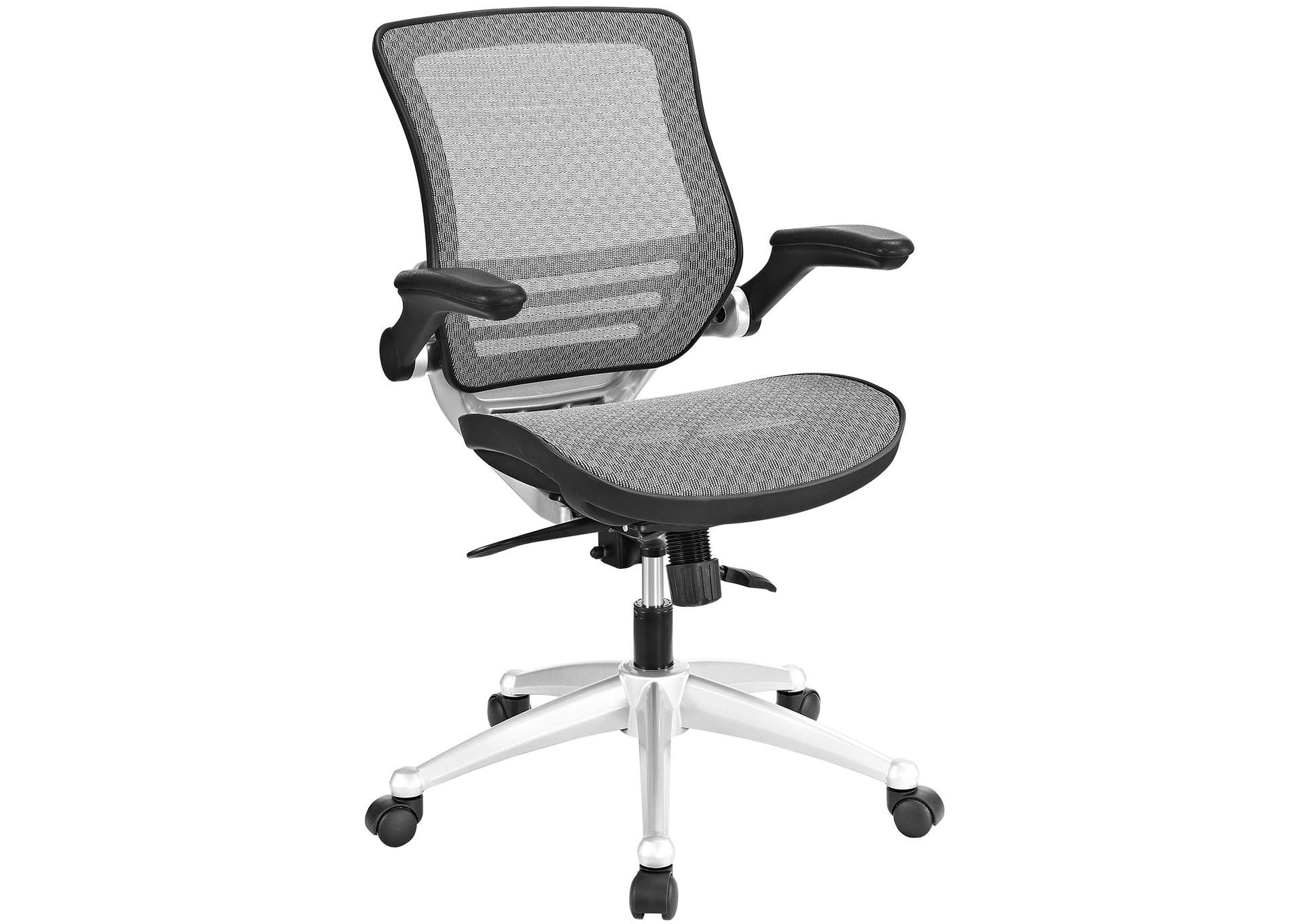 Gray Edge All Mesh Office Chair,Modway