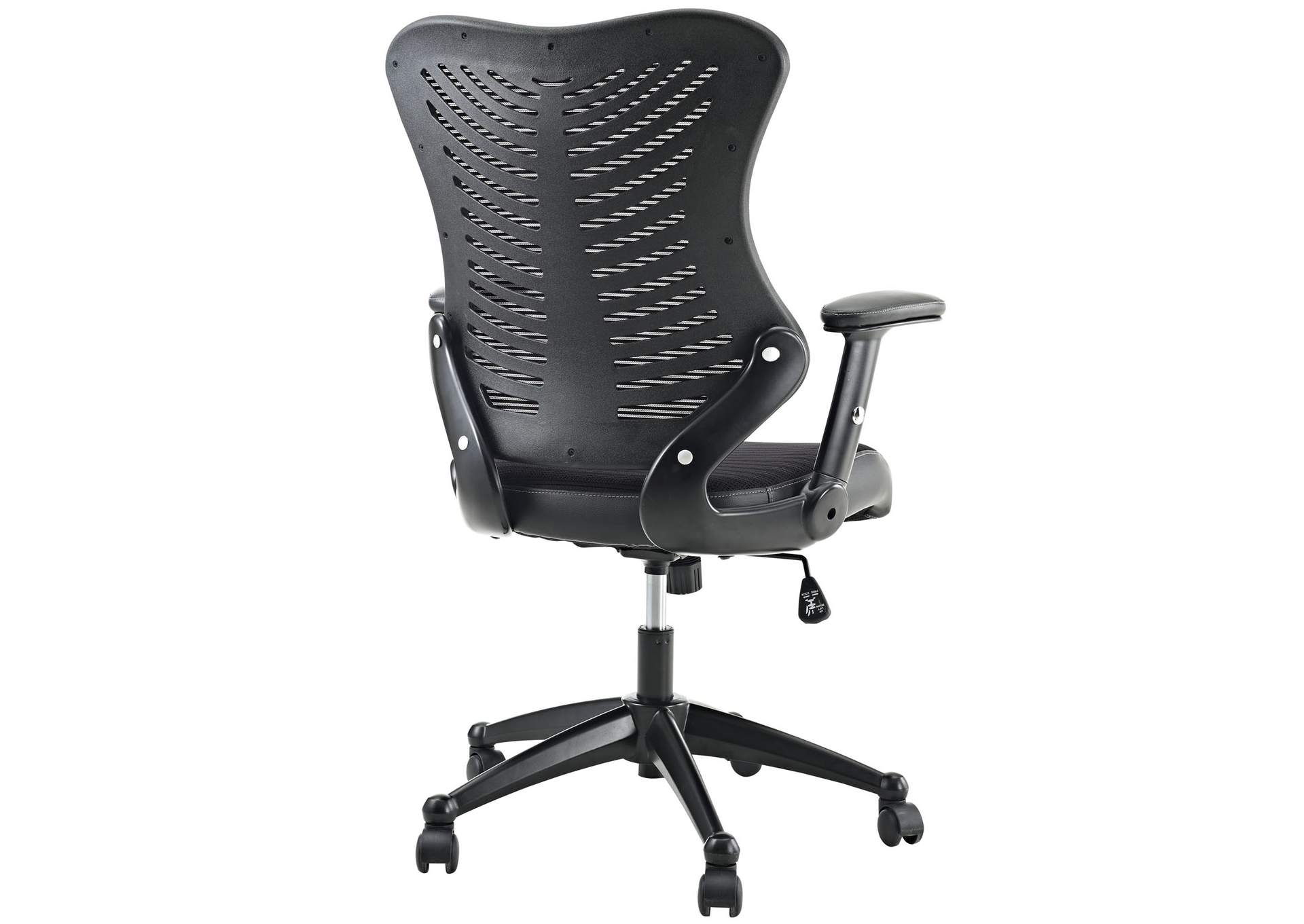 Black Clutch Office Chair,Modway