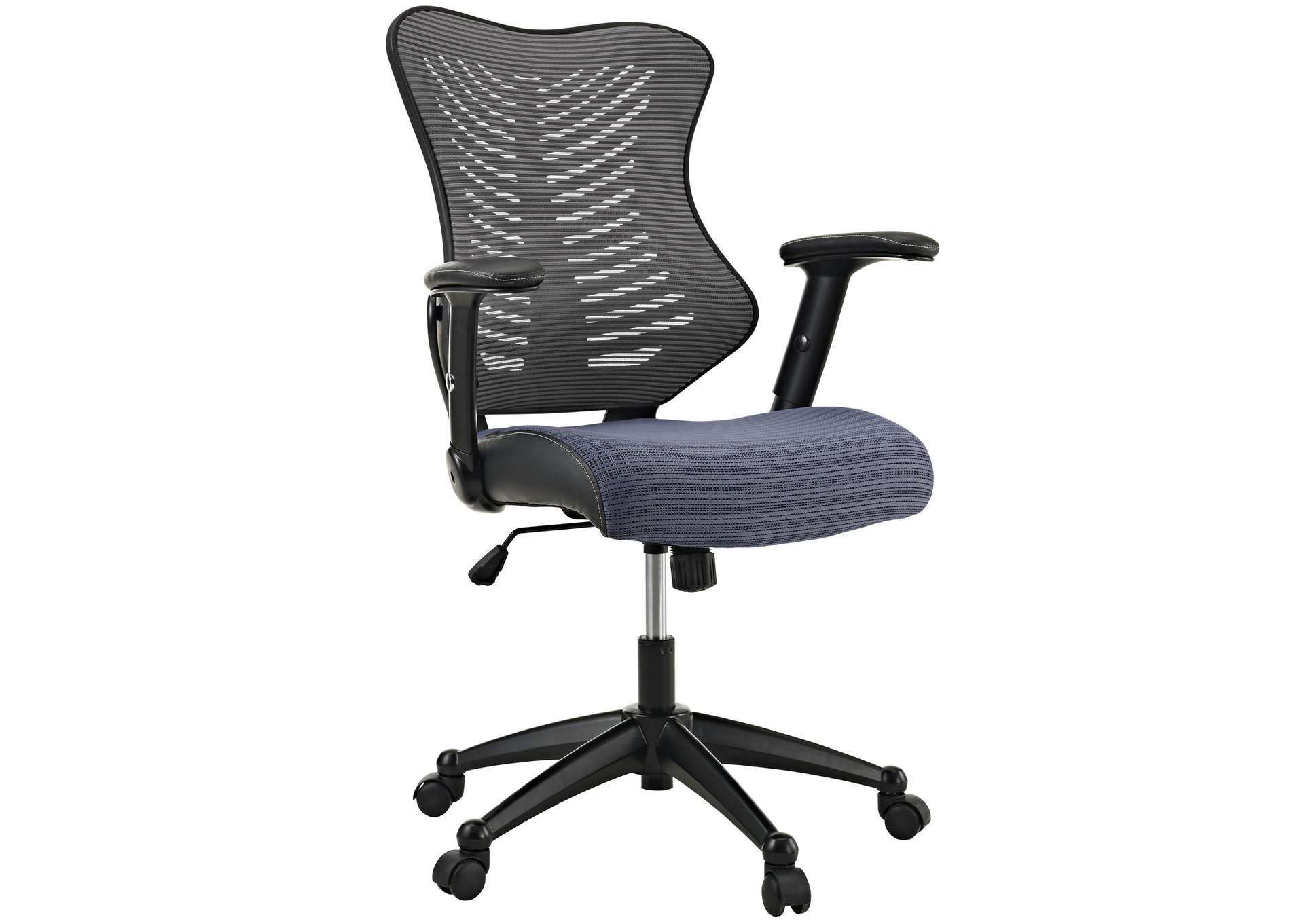 Gray Clutch Office Chair,Modway